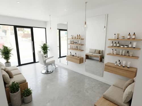 Modern & Sophisticated Beauty Salon Design Ideas