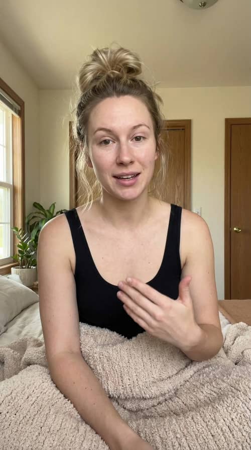 Cozy Bedroom Photo of a Relaxed Woman