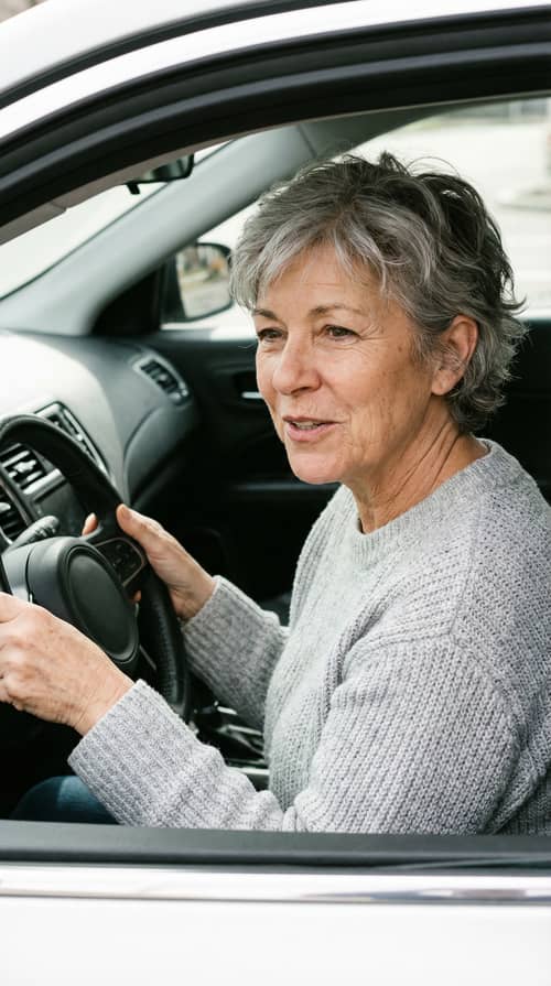 Candid Portrait of a Woman in Her 50s